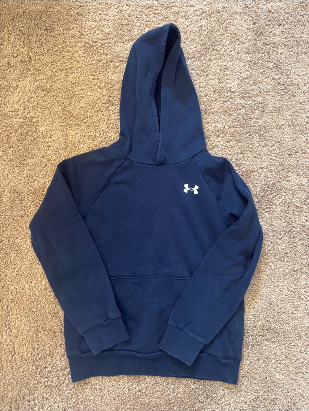 Under Armour Navy Boys Pullover Hoodie